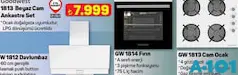 GOODWEST 1813 BEYAZ CAM ANKASTRE SET